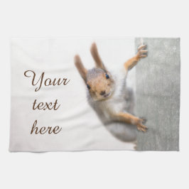 Verbazingwekkende eekhoorn theedoek