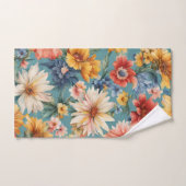 Verbazingwekkende Elegante Zomerbloemen Bad Handdoek (Handdoek)