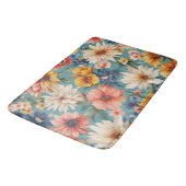 Verbazingwekkende Elegante Zomerbloemen Badmat (Gekanteld)
