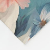 Verbazingwekkende Elegante Zomerbloemen Fleece Deken (Hoek)