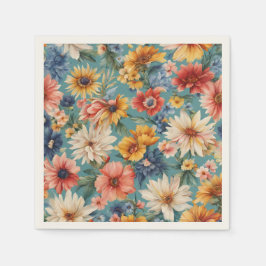 Verbazingwekkende Elegante Zomerbloemen Servet