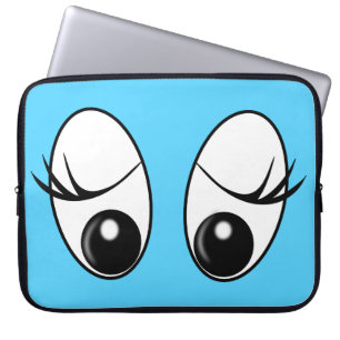 Verbazingwekkende Eyes Aangepaste kleerlaptophoes Laptop Sleeve