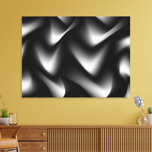 Verbazingwekkende Fine Art zwart-wit verpakt canva Canvas Afdruk (Insitu (Woonkamer))