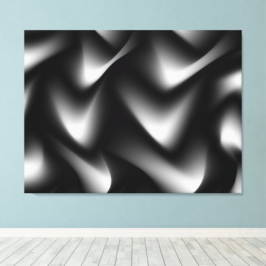 Verbazingwekkende Fine Art zwart-wit verpakt canva Canvas Afdruk (Insitu (Houten vloer))
