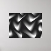 Verbazingwekkende Fine Art zwart-wit verpakt canva Canvas Afdruk (Voorkant)