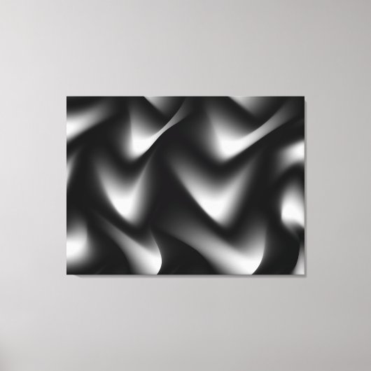 Verbazingwekkende Fine Art zwart-wit verpakt canva Canvas Afdruk (Voorkant)