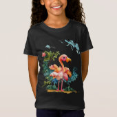 Verbazingwekkende Flamingo T-shirt (Voorkant)