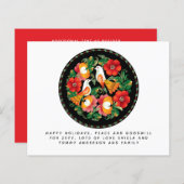 Verbazingwekkende Folkart Birds Pasen Persoonlijk (Voorkant / Achterkant)