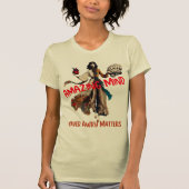 Verbazingwekkende geest over wrange zaken t-shirt (Voorkant)