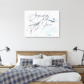 Verbazingwekkende genade canvas afdruk (Insitu (Slaapkamer))