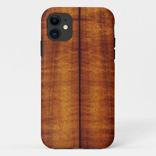 Verbazingwekkende gespleten Hawaiaanse Koa Longboa Case-Mate iPhone Case (Achterkant)