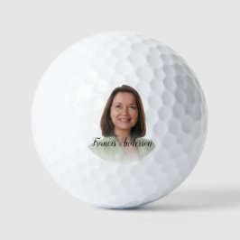 Verbazingwekkende Golfer Monogram Elegante Foto Go Golfballen