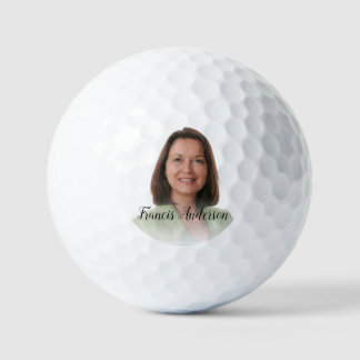 Verbazingwekkende Golfer Monogram Elegante Foto Go Golfballen