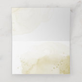 Verbazingwekkende goudbloemen van marinesuin en iv plaatskaartje (Binnenkant ongevouwen)