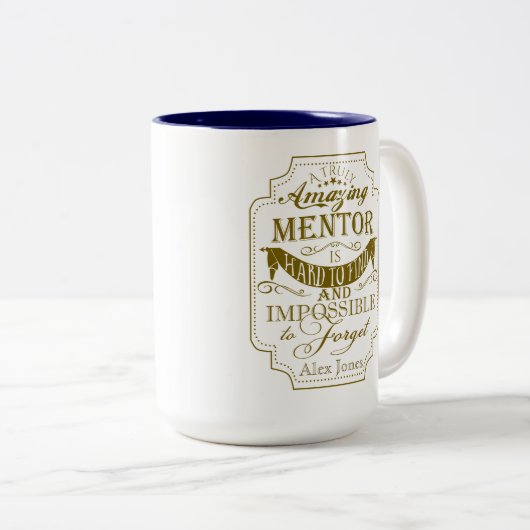 verbazingwekkende goudmentor Mok (Voorkant rechts)