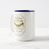 verbazingwekkende goudmentor Mok (Voorkant links)