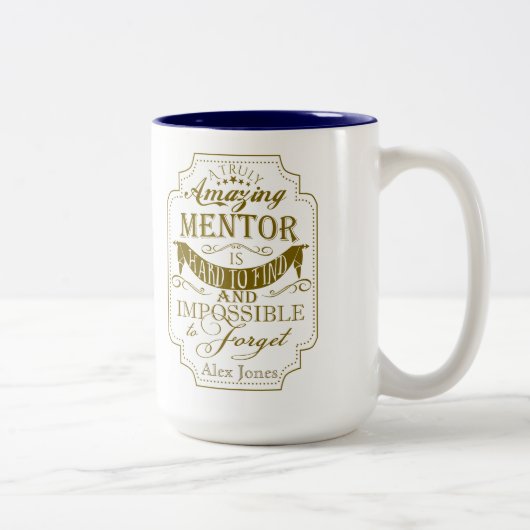 verbazingwekkende goudmentor Mok (Rechts)