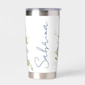 Verbazingwekkende grace bloemen gepersonaliseerd geïsoleerde drinkbeker (Links)