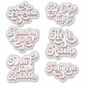 Verbazingwekkende Grace Christelijk Believer Vinyl Sticker (Voorkant)