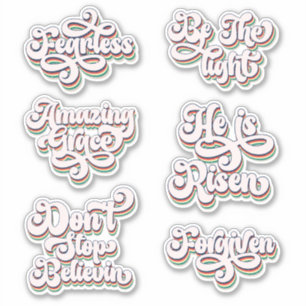 Verbazingwekkende Grace Christelijk Believer Vinyl Sticker