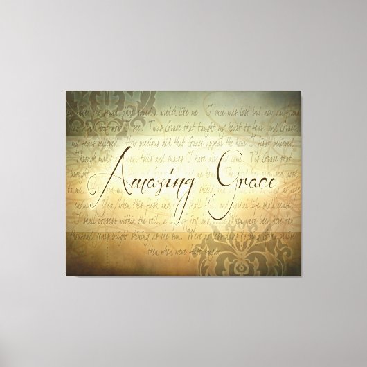 Verbazingwekkende Grace - Groot Canvas Afdruk (Voorkant)