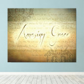 Verbazingwekkende Grace - Groot Canvas Afdruk (Insitu (Houten vloer))