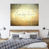 Verbazingwekkende Grace - Groot Canvas Afdruk (Insitu (Slaapkamer))
