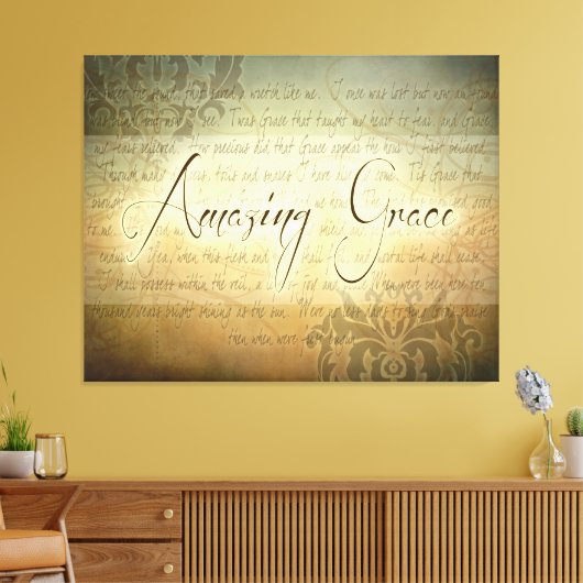 Verbazingwekkende Grace - Groot Canvas Afdruk (Insitu (Woonkamer))