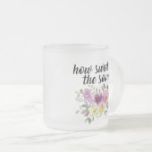 Verbazingwekkende Grace hoe fijn het geluid is Matglas Koffiemok (Voorkant rechts)