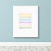 Verbazingwekkende Grace Lyric Rainbow Kleurrijke C Canvas Afdruk (Insitu (Houten vloer))