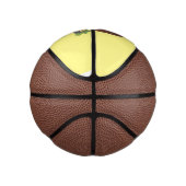 Verbazingwekkende, grappige, bruine cartoon afbeel basketbal (Rechts)