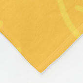 Verbazingwekkende, grappige, bruine cartoon afbeel fleece deken (Hoek)