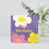 Verbazingwekkende groeten. feestdagenkaart (Staand voorkant)