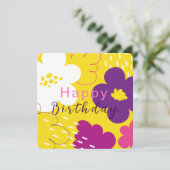 Verbazingwekkende groeten. feestdagenkaart (Staand voorkant)