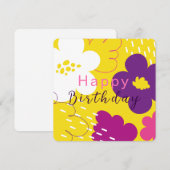 Verbazingwekkende groeten. feestdagenkaart (Voorkant / Achterkant)