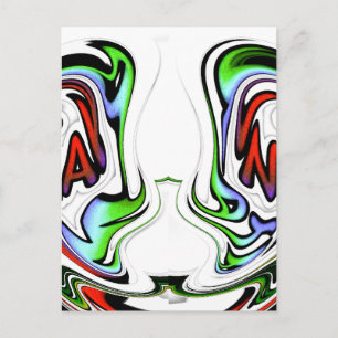 Verbazingwekkende Hakuna Matata Whirl Art Print Briefkaart