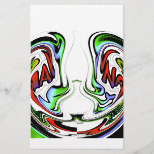 Verbazingwekkende Hakuna Matata Whirl Art Print Briefpapier