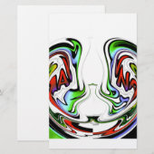 Verbazingwekkende Hakuna Matata Whirl Art Print Briefpapier (Voorkant / Achterkant)