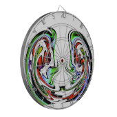 Verbazingwekkende Hakuna Matata Whirl Art Print Dartbord (Voorkant Links)