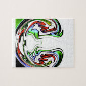 Verbazingwekkende Hakuna Matata Whirl Art Print Legpuzzel (Horizontaal)