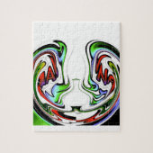 Verbazingwekkende Hakuna Matata Whirl Art Print Legpuzzel (Verticaal)