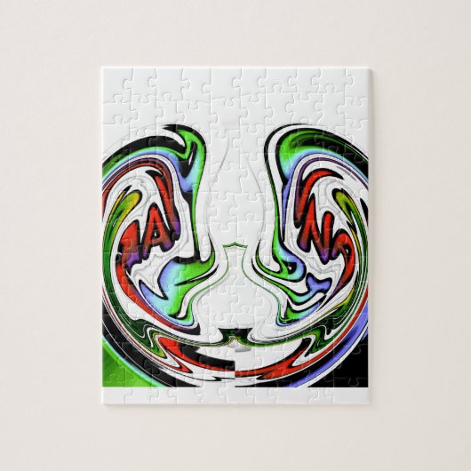 Verbazingwekkende Hakuna Matata Whirl Art Print Legpuzzel (Verticaal)