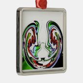 Verbazingwekkende Hakuna Matata Whirl Art Print Metalen Ornament (Rechts)