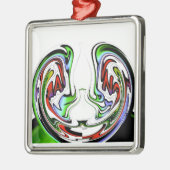 Verbazingwekkende Hakuna Matata Whirl Art Print Metalen Ornament (Links)