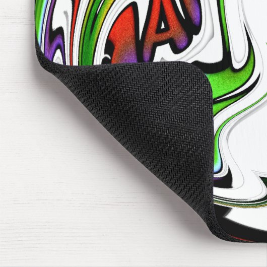 Verbazingwekkende Hakuna Matata Whirl Art Print Muismat (Hoek)