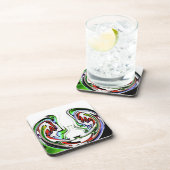 Verbazingwekkende Hakuna Matata Whirl Art Print Onderzetter (Rechterzijde)