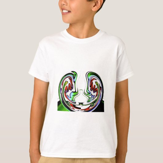 Verbazingwekkende Hakuna Matata Whirl Art Print T-shirt (Voorkant)