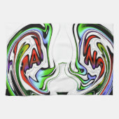 Verbazingwekkende Hakuna Matata Whirl Art Print Theedoek (Horizontaal)