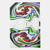 Verbazingwekkende Hakuna Matata Whirl Art Print Theedoek (Verticaal)