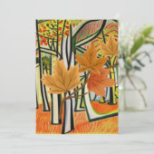 Verbazingwekkende herfst feestdagenkaart (Staand voorkant)